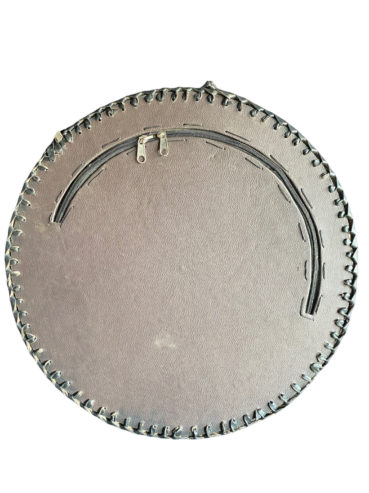 16 Inches African Beaded-Leather Mirror Holder